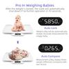 BAGAIL Baby Scale with Detachable Tray, Auto-Rotation Readings, Tare, Auto Lock and Comparison, Universal Digital Weighing Scale for Infant, Pet, Toddler and Adult, Max Weight Up to 400lb/180kg view 3