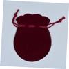 STOBOK 60pcs Pouch for Jewelry Drawstring Gourd Bag Flannel Storage Pouches u Shape Packing Bag for Gifts Candy Toys Random Color view 4