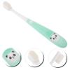 Gatuida Children's Soft Bristle Toothbrush for Ages 2-12, Panda Design Manual Oral Cleaning Brush Comfortable Soft Bristles, Green Tooth Cleaner Suitable for Kids Mouth Care view 2