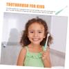Gatuida Children's Soft Bristle Toothbrush for Ages 2-12, Panda Design Manual Oral Cleaning Brush Comfortable Soft Bristles, Green Tooth Cleaner Suitable for Kids Mouth Care view 3