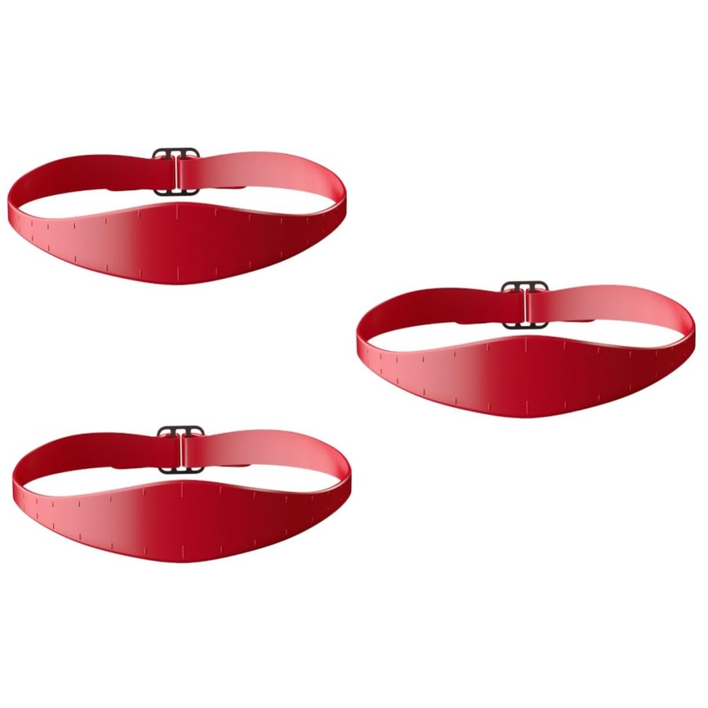 DOITOOL 3pcs Adjustable Neckline Shaving Template for Men Silicone Hair Trimming Guide Fade Guide for Hair Cutting for Barber Tools and Fade Styles