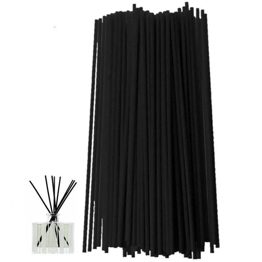 100 Pcs Reed Diffuser Sticks, Aromatherapy Diffuser Fiber Sticks, Essential Oil Aroma Diffuser Replacements Sticks for Home Office Spa and Bedroom