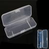 White Transparent Shaving Box for Shaver Razor,Razor Protector Plastic Box Cover Container Storage for Manual Razor System, Shaving Accessories view 1