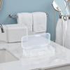 White Transparent Shaving Box for Shaver Razor,Razor Protector Plastic Box Cover Container Storage for Manual Razor System, Shaving Accessories view 4
