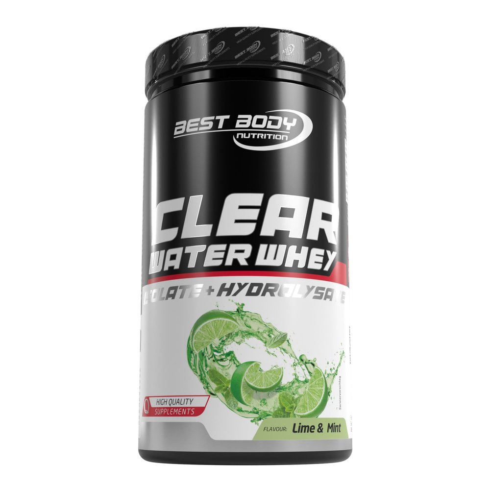 Best Body Nutrition Clear Water Whey Isolate + Hydrolysate (450g) Lime & Mint