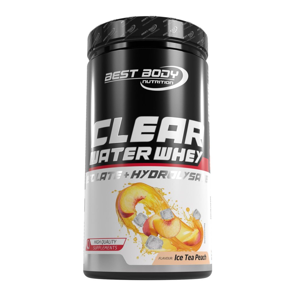 Best Body Nutrition Clear Water Whey Isolate + Hydrolysate (450g) Ice Tea Peach - Proteins - Clear Protein