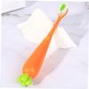 Housoutil 6pcs Boys and Girls Carrot Toothbrush Soft Bristle Boy Girl Toothbrushes for Toddlers Brushing Teeth at Home view 3