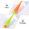 Housoutil 6pcs Boys and Girls Carrot Toothbrush Soft Bristle Boy Girl Toothbrushes for Toddlers Brushing Teeth at Home view 4