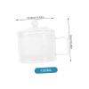 MAGICLULU Glass Soup Pot with Lid 1.35l Heat-Resistant Glass Stew Pot for Home Kitchen Cooking view 2