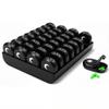 XL Monthly Pill Organizer 2 Times A Day, AM/PM One Month Pill Box 28 Day,Daily Pill Case Large 4 Week Big Compartments for Pills Vitamin Fish Oil Supplements (Black) view 1