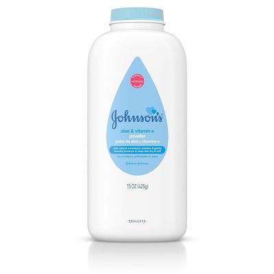 Johnsons Baby Aloe & VIT E Natural Powder 200g
