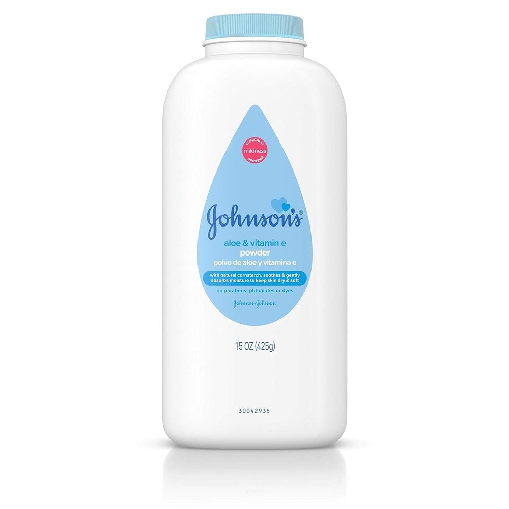 Johnsons Baby Aloe & VIT E Natural Powder 200g