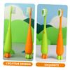 Angoily 4pcs Cartoon Soft Bristle Toothbrush for Daily Use Boy Girl Pack for Toddlers Years Old view 3