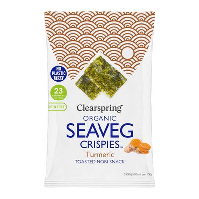 Clearspring Organic Seaveg Crispies (1, Turmeric)