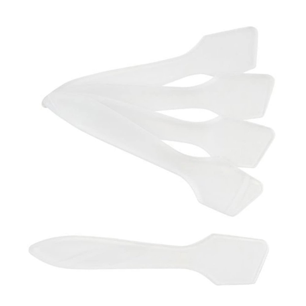 OHPHCALL 50pcs Face Mask Spatula for Diy Skincare Makeup Application Tool Plastic Handle Brightening Clean Application