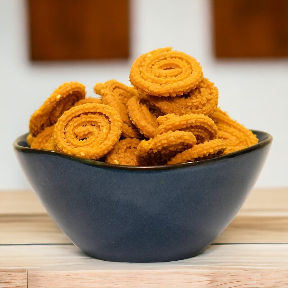 Ghasitaram Gifts JaicchaMoong Chakli 300 GMS |Gift for Diwali,Holi,Rakhi,Valentine,Christmas,Birthday,Anniversary,Gift for Her,Him,Mothers Day,Fathers Day|
