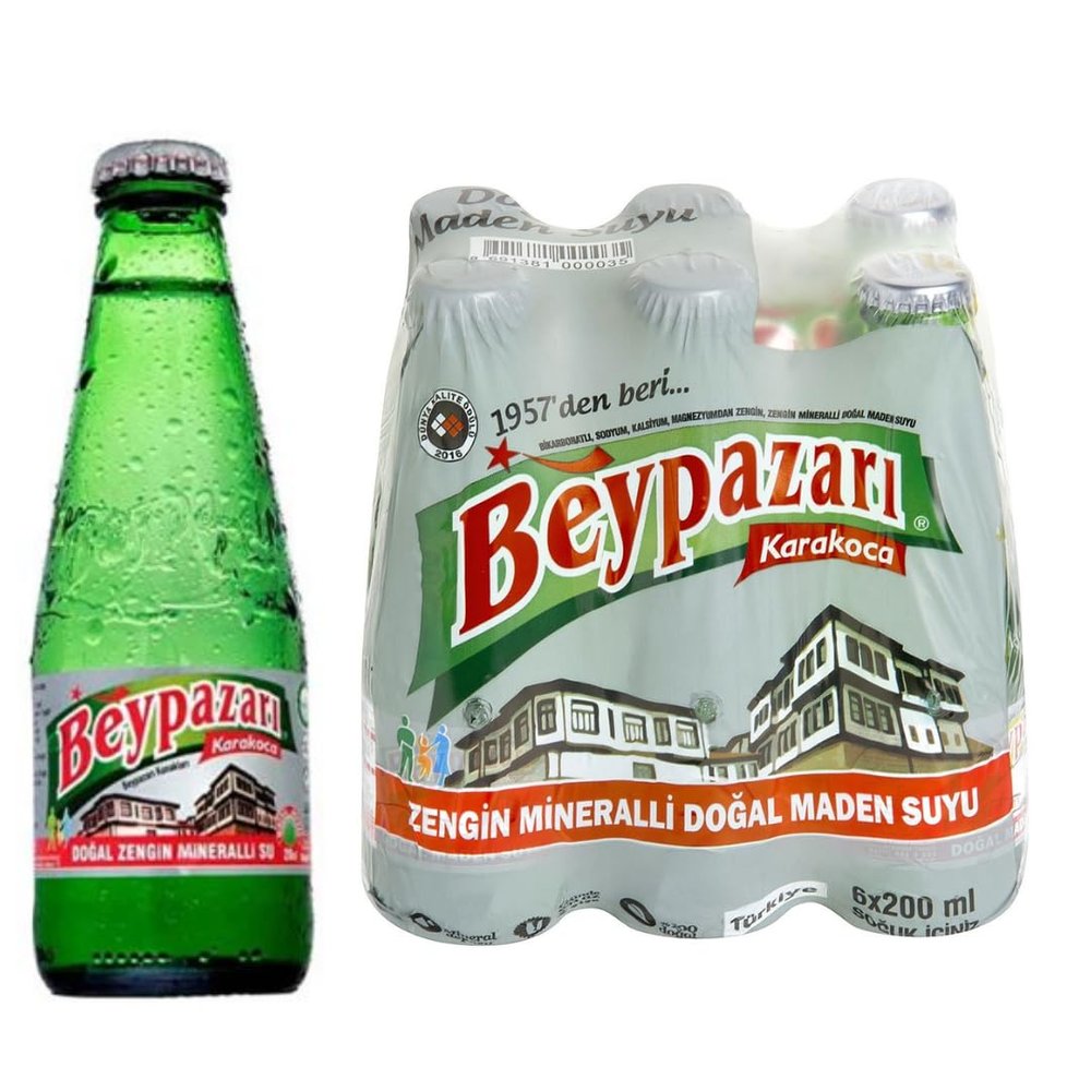 Beypazar Mineral Water Soda 200 ml x 6 Bottle