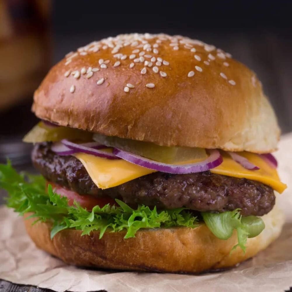 MASParagon Basics Economy Halal Beef Burger (2oz) 48 x 56g-Food 48pc x 56g