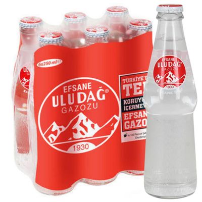 Camlica Fizzy Drink Lemon Flavoured Soft Drink 200 ml x 6 pieces