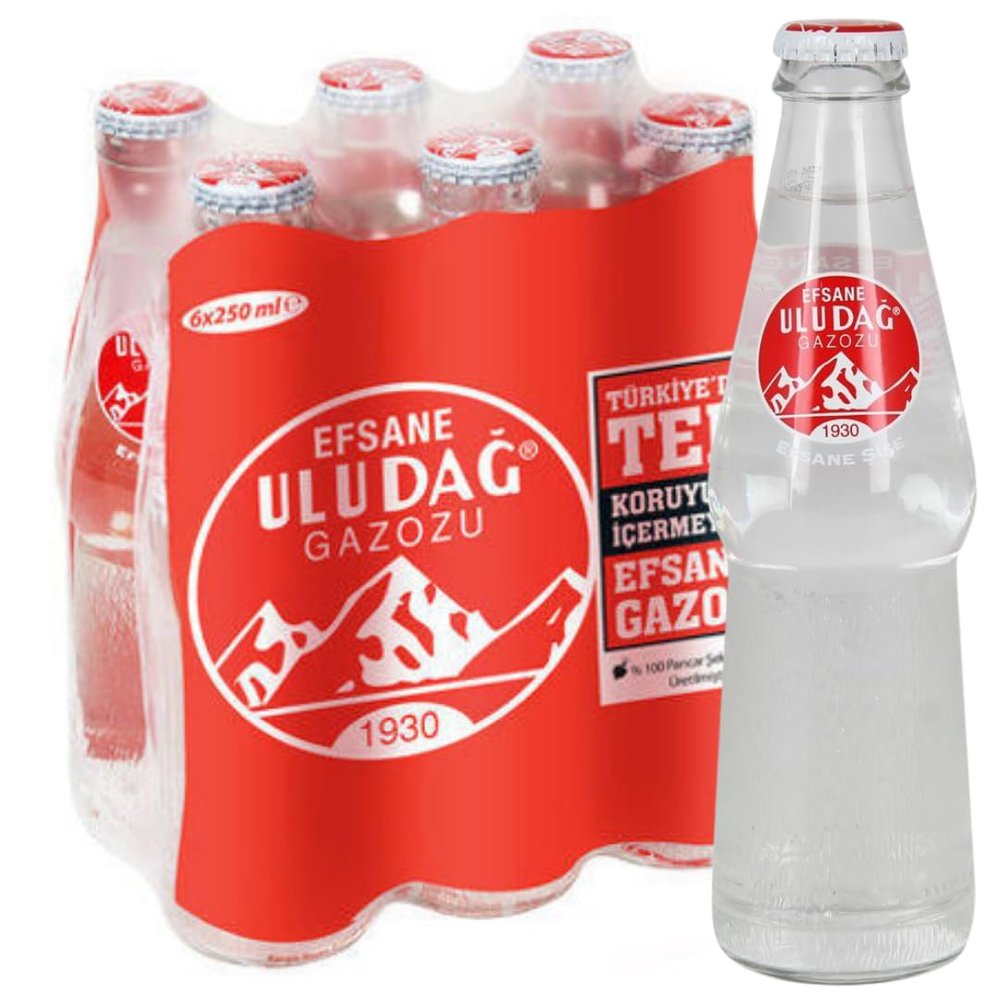 Camlica Fizzy Drink Lemon Flavoured Soft Drink 200 ml x 6 pieces