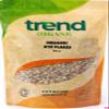Trend Organic Rye Flakes, 500g - Nutrient-Rich Goodness, High in Protein & Fibre, and Essential Vitamins and Minerals, Certified Organic, Vegan, Non-GMO, No Additives No Preservatives, Raw view 1