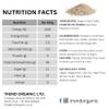Trend Organic Rye Flakes,1kg - Nutrient-Rich Goodness, High in Protein & Fibre, and Essential Vitamins and Minerals, Certified Organic, Vegan, Non-GMO, No Additives No Preservatives, Raw view 2