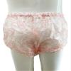 Haian High-Waisted Adult Incontinence Pull-on Plastic Printed Waterproof Pants 3 Pack (M, Bear) view 3