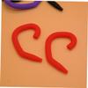 Mobestech 30pairs Silicone Ear Hook Protective Hanging Accessory for Holder Strap Ear Savers Breakaway Lanyard view 3