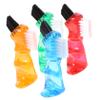 PartyKindom 4Pcs Portable Mini Cleaning Brush Double-Head Ergonomic Handle Oral Care Tools for Partial Dentures Blue Red Orange Green view 1
