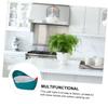 MAGICLULU Vegetable Draining Basket for Kitchen Food Washing Basin Fruit Drainer Basket for Dish Rack Kitchen Sink Drainer view 3