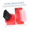 PartyKindom 16pcs Double-Head Denture Brush Small Portable Mini for Home Use Multi-Functional Creative Personal Denture Cleaning Tool for False Teeth Oral Care view 4