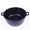MAGICLULU Black Aluminum Noodle Pot Multi-Function Two Handle Soup Cookware for Home Kitchen for Stewing Porridge and Easy Cleaning view 4