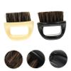 NOLITOY Beard Brush Broken Hair Cleaning Brush 2Pcs 6X5Cm Gentleman'S Style Reduce Beard Itch Strong Water-Absorbing Quality Men Wet Shaving Use with Shaving Soap and Cup view 3