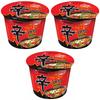 Pack Of 3 - Big Bowl Shin Noodle 114g - Flavour - Gourmet Spicy - Noodle Delicious Spicy Quick And Convenient Snack - Big Bowl Noodle Food - Enjoy Delicious Instant Noodles In Minutes view 1