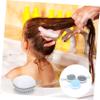 Gatuida 3pcs Portable Silicone Scalp Massagers Dandruff Remover and Hair Cleaning Brush Mixed Colors for Use and Boy Girl's Hair Care view 3