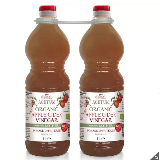 Acetum Organic Apple Cider, 2 x 1L