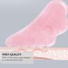 Gua Sha Board Pink Crystal Jade Guasha Board Facial Scraping Board Tool SPA Massage Tool Scrapper Neck Massagers for Face, Eye and Body Massage Gua Sha Tools view 4