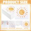 100 PCS Boho Sun Paper Napkins First Trip Around The Sun Birthday Party Napkins Boho Hippie Sunshine Disposable Luncheon Napkins for Baby Shower Birthday Party Supplies, 6.5 x 6.5 inch view 3
