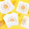 100 PCS Boho Sun Paper Napkins First Trip Around The Sun Birthday Party Napkins Boho Hippie Sunshine Disposable Luncheon Napkins for Baby Shower Birthday Party Supplies, 6.5 x 6.5 inch view 4
