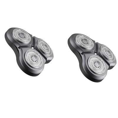 Wlauqueta 2-Piece Blade for Electric Shaver S500C S500 S300 Waterproof Double Layer Steel Blade