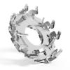 Wlauqueta 2-Piece Blade for Electric Shaver S500C S500 S300 Waterproof Double Layer Steel Blade view 4
