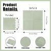 100 pcs 2-Ply Sage Green Napkins Folded 5 x 5 inch Scalloped Disposable Cocktail Napkins Paper Napkins for Dinner Wedding Party Beverage Napkins view 2
