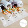 iplusmile Portable Pill Box Weekly Organizer Reusable Dispenser Travel Organizer Day Medicine Container for Daily Use view 3