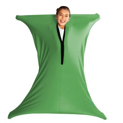 SZSMART Sensory Body Sock for Kids, 40"x27" Full-Body Wrap Stretchy Body Sox to Relieve Stress for Children with Autism, Anxiet (Green, S/89-112cm)