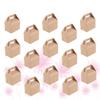 Gatuida 15pcs Kraft Paper Candy Boxes Small Cardboard Sweet Tote Bags Paper Party Favors Hand Tote Storage for Small Sweets Party Supplies view 2