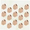 Gatuida 15pcs Kraft Paper Candy Boxes Small Cardboard Sweet Tote Bags Paper Party Favors Hand Tote Storage for Small Sweets Party Supplies view 4