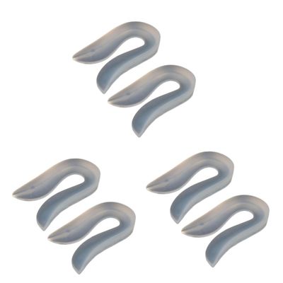 Gatuida 3pcs Silicone Heel Protector Pads for High Heel Cushion Pads Cushions for Shoes Non-Slip Gel Insoles