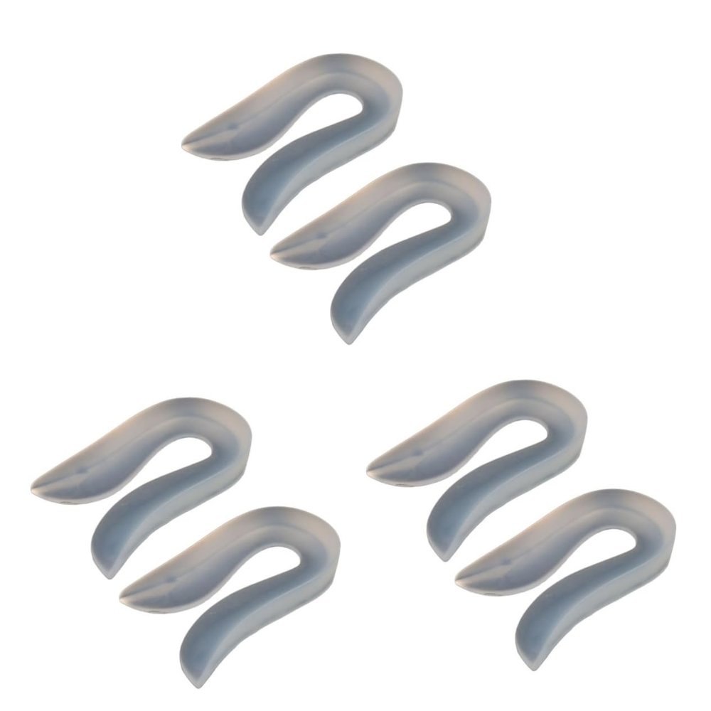 Gatuida 3pcs Silicone Heel Protector Pads for High Heel Cushion Pads Cushions for Shoes Non-Slip Gel Insoles