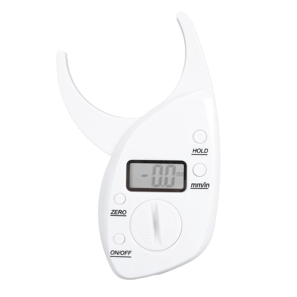 Body Fat Caliper, Portable Digital Skinfold Caliper, Handheld BMI Body Fat Measurement Device with Large LCD Screen, Accurately Measuring Body Fat for Men and Women