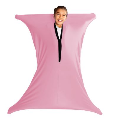 SZSMART Sensory Body Sock for Adult, 65"x29" Full-Body Wrap Stretchy Body Sox to Relieve Stress for Adult with Autism, Anxiet (Pink, XL/163-191cm)